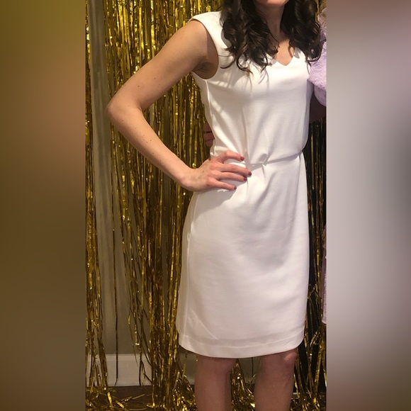 Banana Republic White Sheath Dress size 0 - Picture 1 of 3